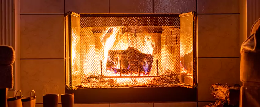 Mendota Hearth Landscape Fireplace Installation in Norwood, Ohio