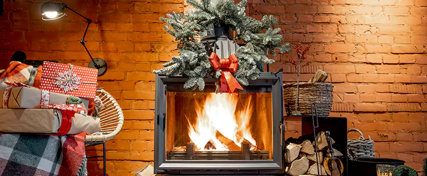 Travis Industries Linear Gas Fireplace Installation in Norwood, Ohio