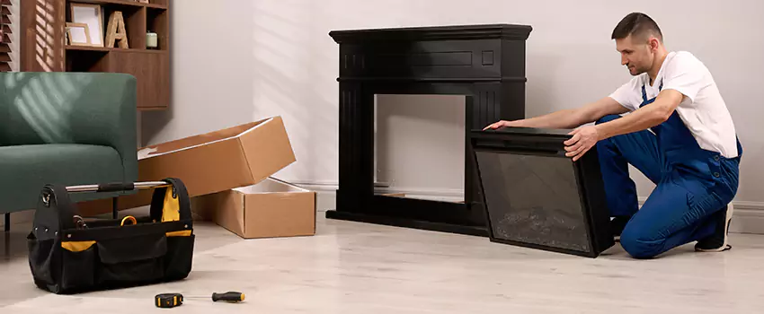 Old Rusted Metal Fireplace Repair And Replacement in Norwood, OH